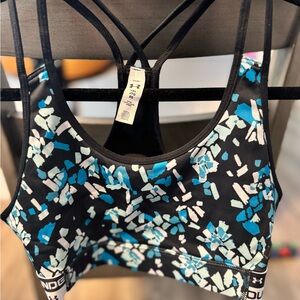 2 pack -Under Armour Sports Bras - Racerback Design - Black&Blue - Black&White